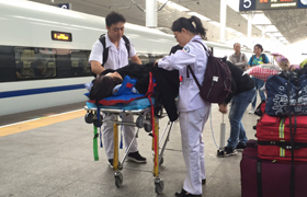 清远市机场、火车站急救转院